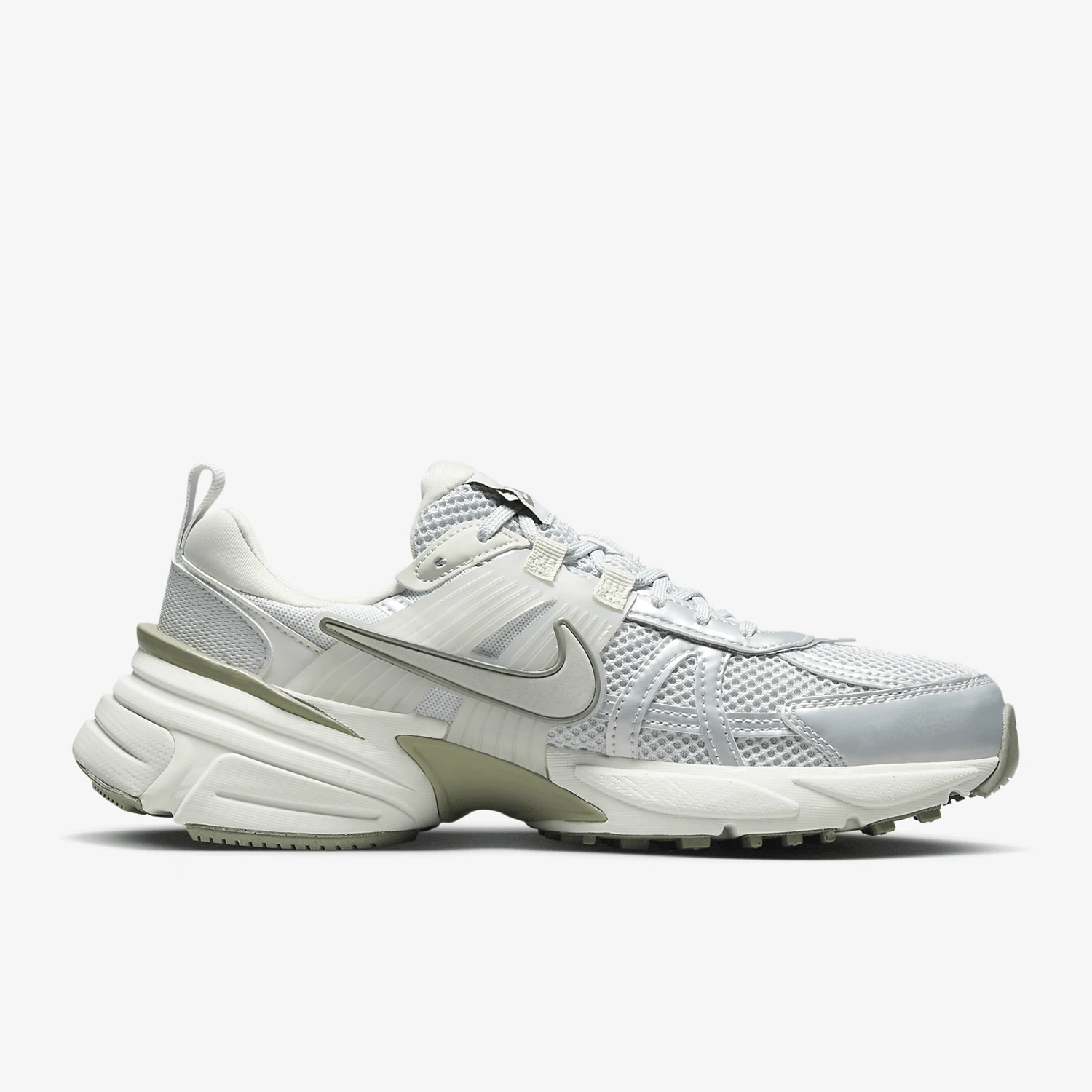 حذاء Nike الرسمي الأصلي V2K Run للنساء شبكي يسمح بمرور الهواء وخفيف الوزن للأب FD0736-006