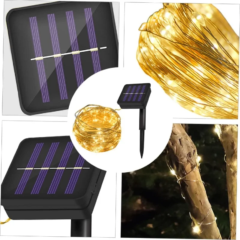 

LED Outdoor Fair LED String Lights Solar Lamps y Holiday Christmas Party Garlands Solar Garden Waterproof Lights 10M/20M