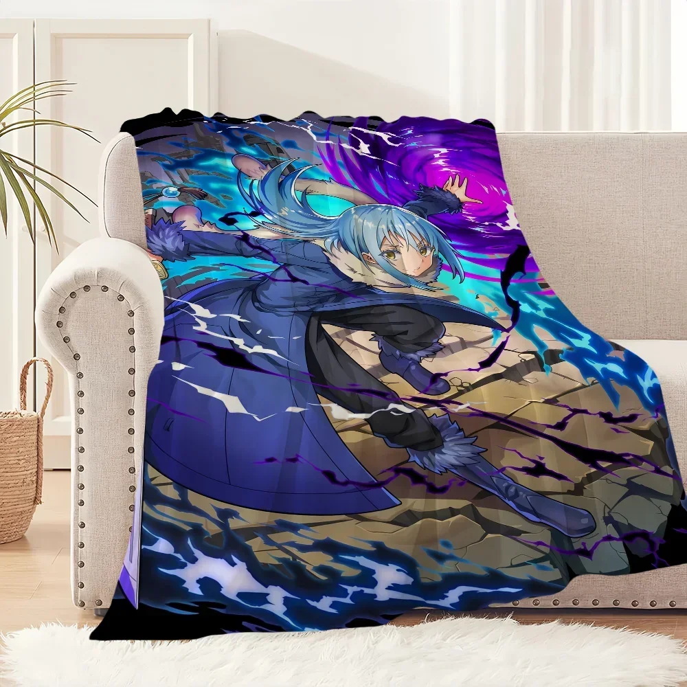 That Time I Got Reincarnated as a Slime Blanket  Soft Cozy Throw for Home Office Bedroom  Perfect Birthday Kid Gift