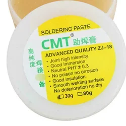 35G Eco-friendly Flux Paste Soldering Neutral Oil Large Box Weakly Alkaline Rosin Component Electronic Non-Cleaning Solder Repai