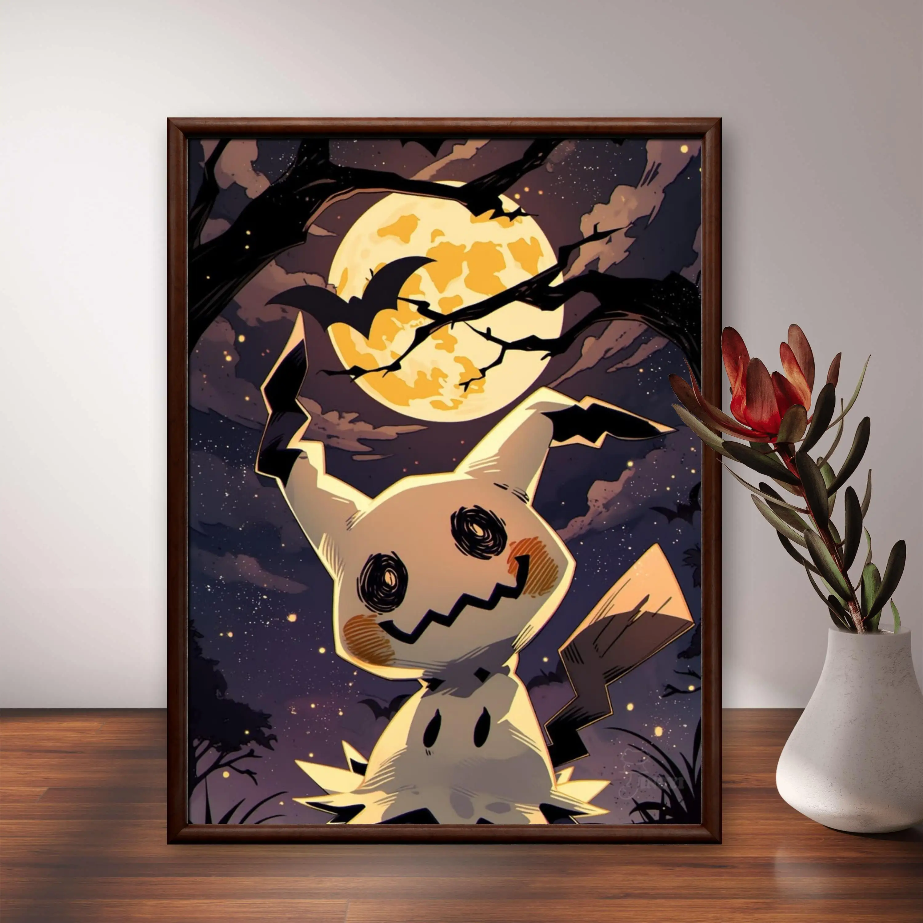 Niedliches Mimikyu Diamant-Malset 5D DIY Diamant-Stickerei Handgemachte Kunst Kindergeschenk Handwerk Heimdekoration – Detail 1