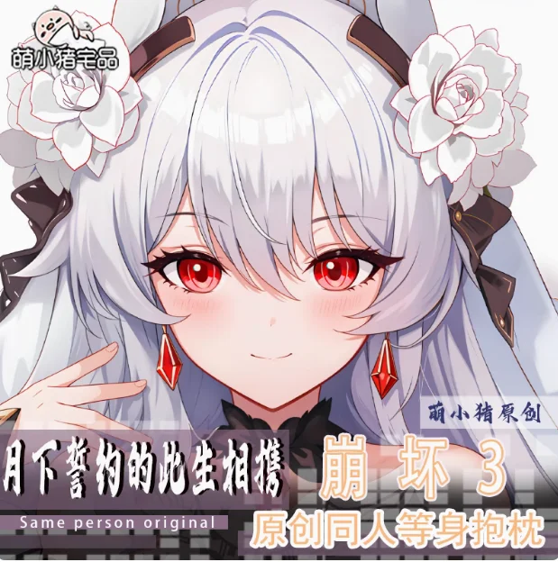 

Anime Honkai Impact 3 Dakimakura 2WAY Hugging Body Pillow Case Japanese Pillowcase Cushion Cover MXZ