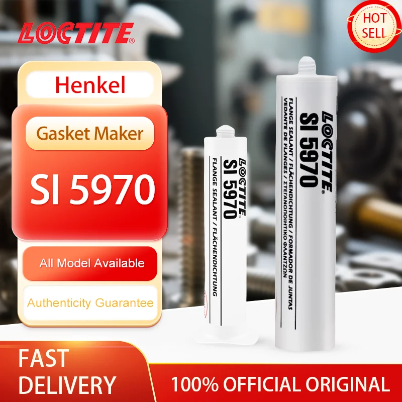 100% original Loctite SI 5970 RTV fabricante de juntas sellador de bridas sellador de silicona