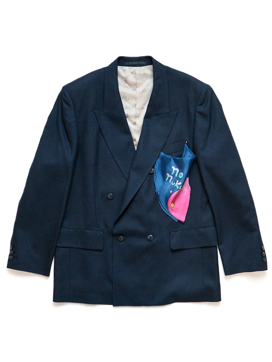 

Loose Casual Double Row Button Wine Heating 2AW KAPITAL Ci Boy Suit Jaet Youthful Vitali Sle Four Seasons Universal