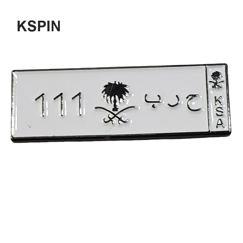 المملكة العربية السعودية الهاتف المحمول 3M ملصق شارة معدنية دبوس دبابيس دبابيس #1