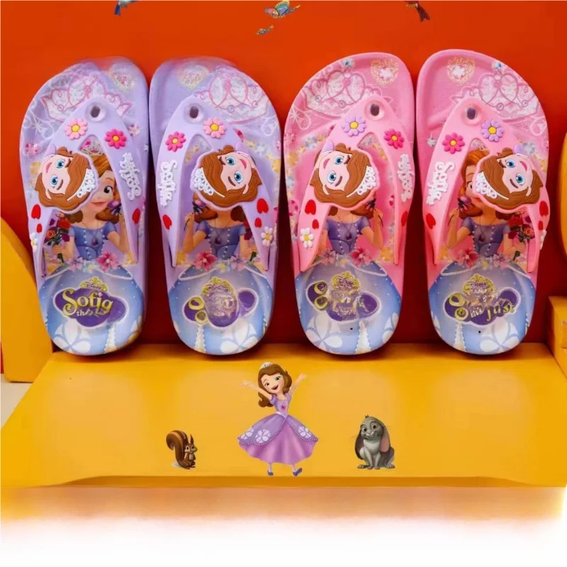

Kids'Casual Shoes ​Open-toe Princess EVA Cartoon shoes Summer Shoes For Girls Soft Bottom Anti-slip Purple Pink Shoes Size 26-35