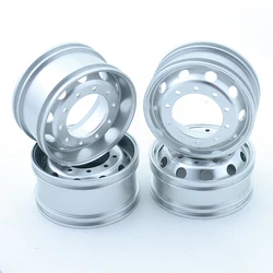 2pcs Metal 20mm/25mm Wheels Hub Rim for 1/14 Tamiya RC Truck Tipper SCANIA 770S VOLVO MAN TGX LESU Car Accessories