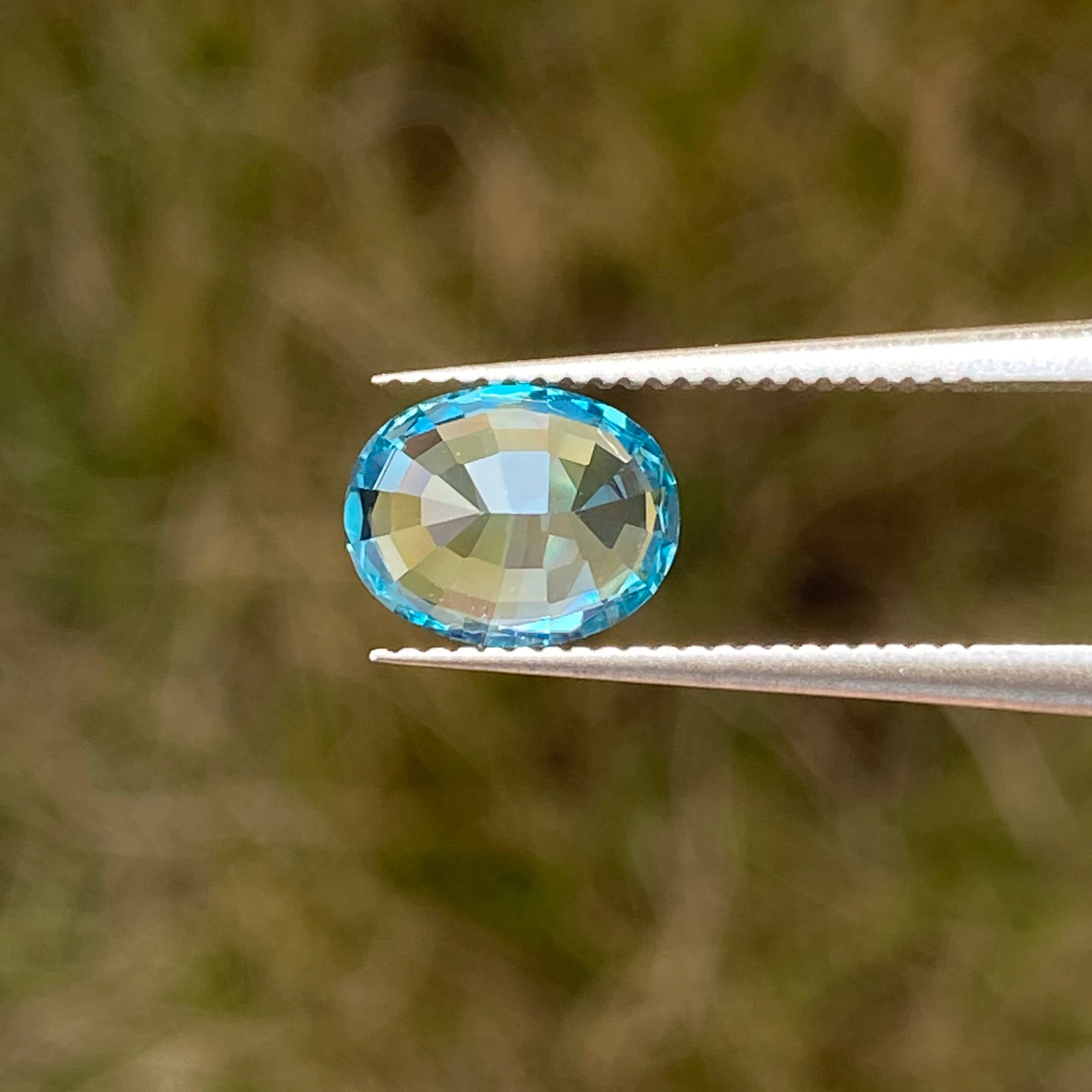 Eme jewe مختبر نمت الياقوت Paraiba البيضاوي قطع لصنع المجوهرات DIY ، الأقراط ، القلائد ، الأساور ، الخواتم #5