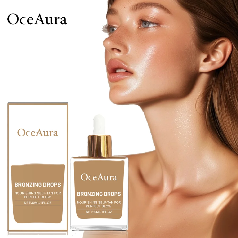 Tanning Drops Outdoor Tanning Bronzing Accelerator Promote Skin Pigmentation Prevent Dryness Moisturizing Body Self Tanner Drop