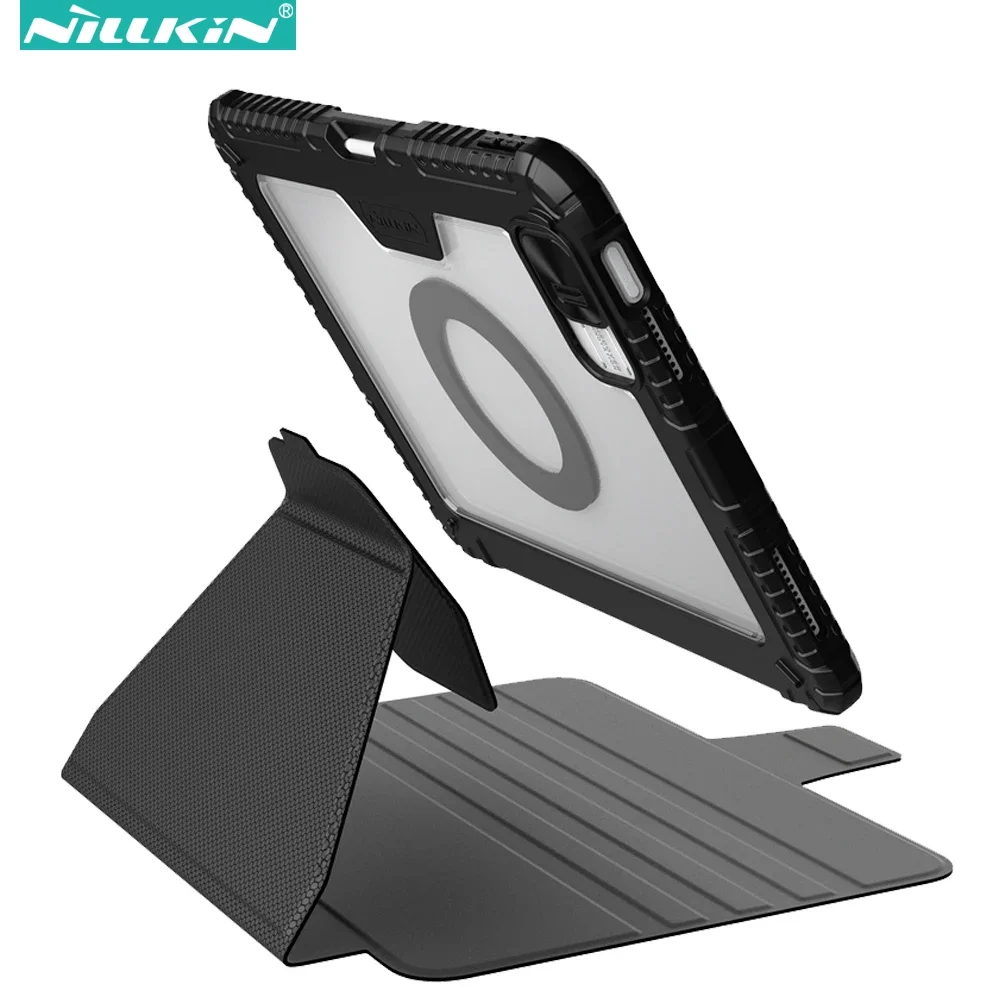 

Nillkin Bumper SnapSafe Case For iPad Pro 12.9 11 iPad 10.9 10.2 2020 2021 2022 , Slide Camera Protection Shield Smart Flip Back