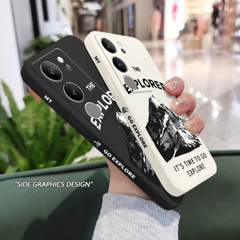 عالم الجبال جراب هاتف ل VIVO V40 V30 V29 V29E V27 V27E V25 V25E V23 V23E V21 V20 Y20 Y12 Y21 Y22 Y50 Y35 Pro 4G 5G