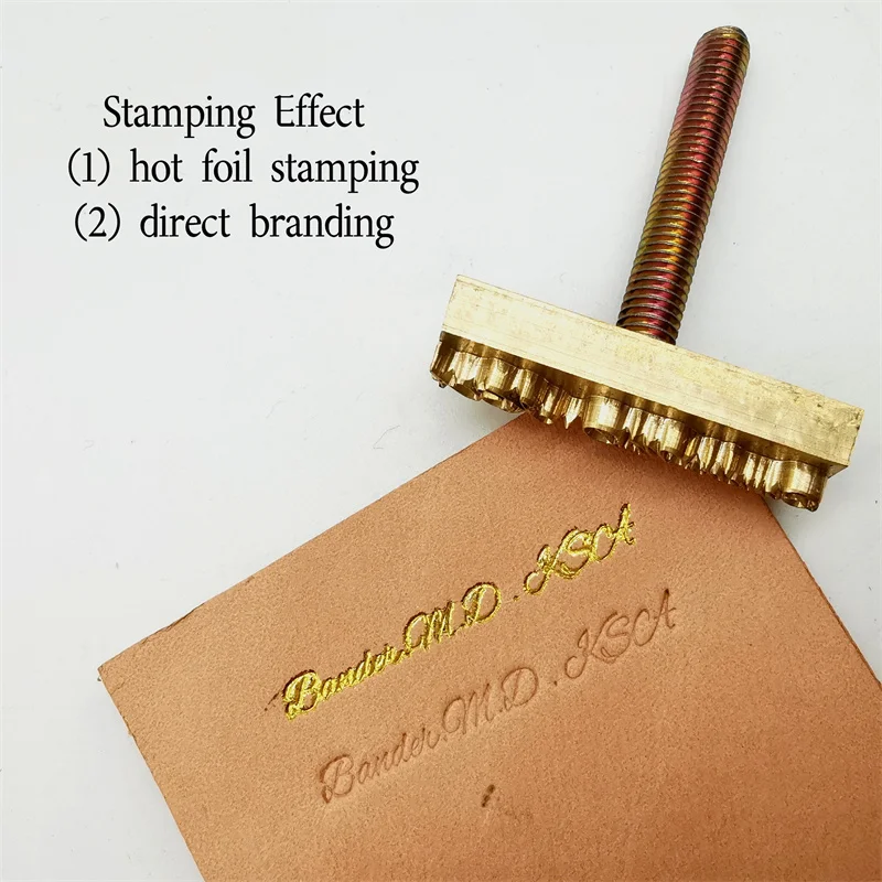 Customize Leather Stamp Brass Mold Personalized Custom LOGO Hot Stamping Wood Cake Branding Iron Craft Emboss Press Stamps Mould