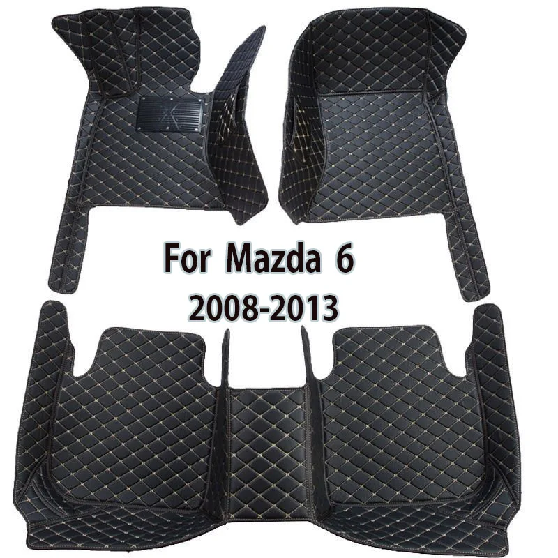 

Car Floor Mat For Mazda 6 Gh 2008 2009 2010 2011 2012 2013 Non-Slip Diamond Luxury Woman Foot Pad Auto Interior Rugs Accessory