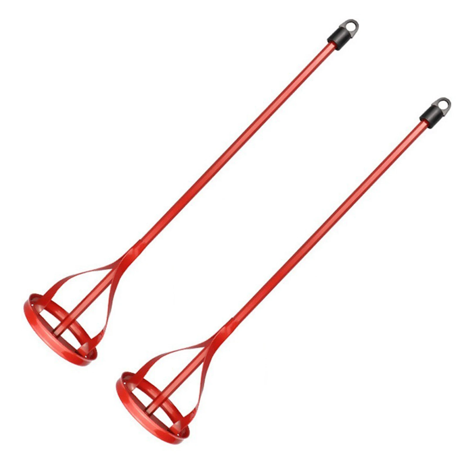 

New 2PCS/SET Electric Drill Mixing Paddle Muilt-use Putty Mortar Stirring Rod Hexagon Shaft Plaster Paint Mixer Attachment