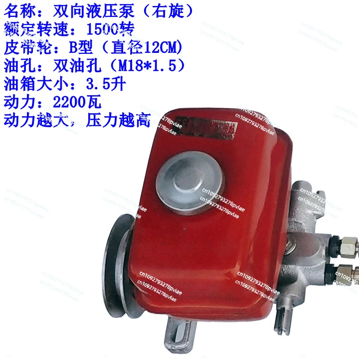 Double Directional Oil Cylinder and Oil Pump for Press Equipment. Double Directional Hydraulic Lifting and Lowering