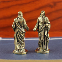 Brass God Statue Figurine, Desktop Decor, Deity Sculpture Craft, Creative Tea Pet Ornament, Home Office Spiritual Gift Idea​