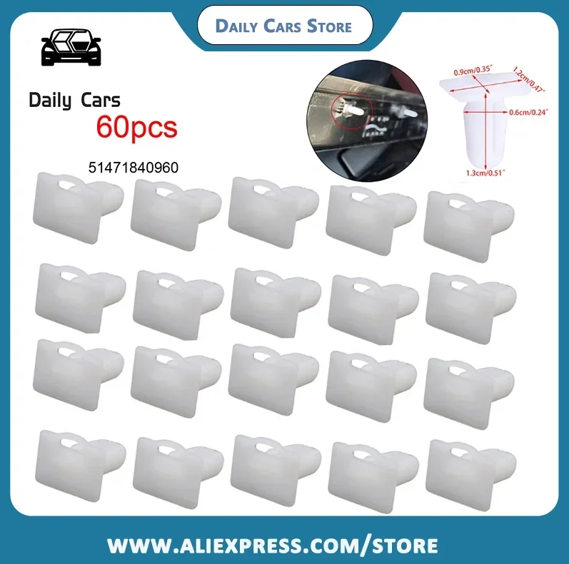 60Pcs Car Door Sill… - image