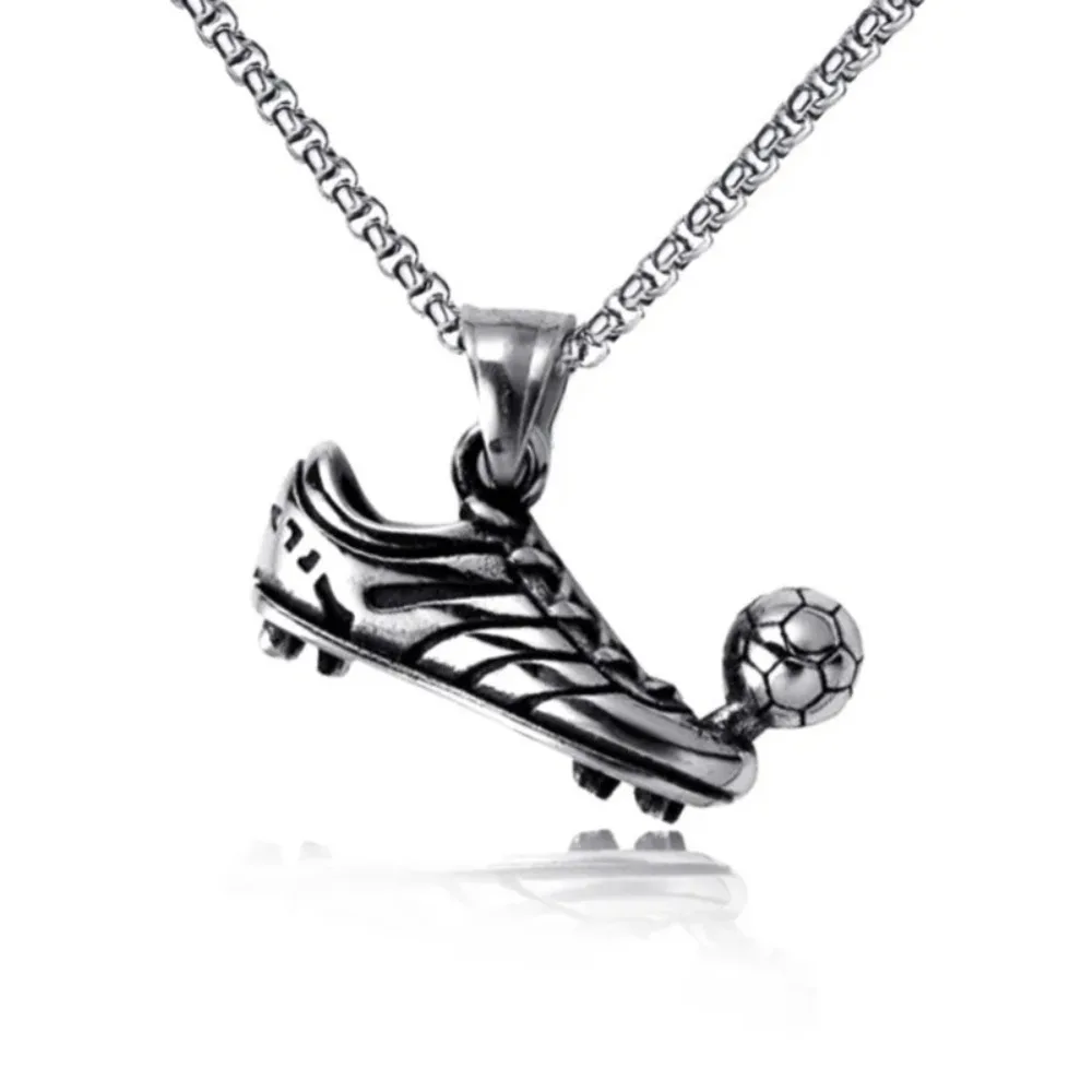 Sports shoes, football necklace jewelry, men's necklace pendant