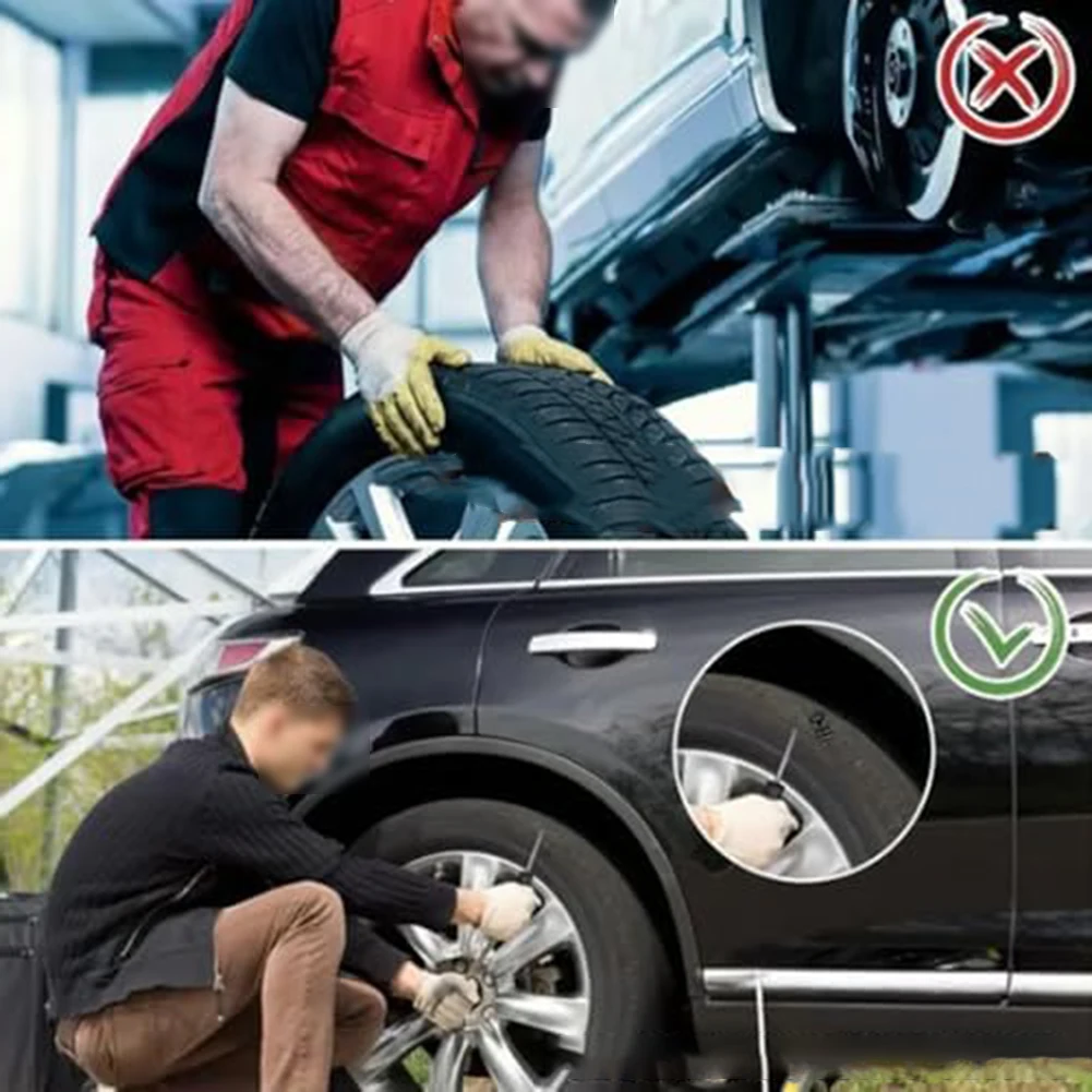 

Легкий комплект для ремонта шин с 80 винтами для автомобилей, мотоциклов и скутеров — уплотнение до отверстий 6 мм, аксессуары