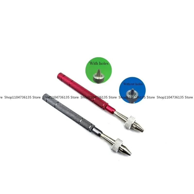 Watch Repair Tool, Handle, Lock Chuck, Perforated, Non-perforated Handle.