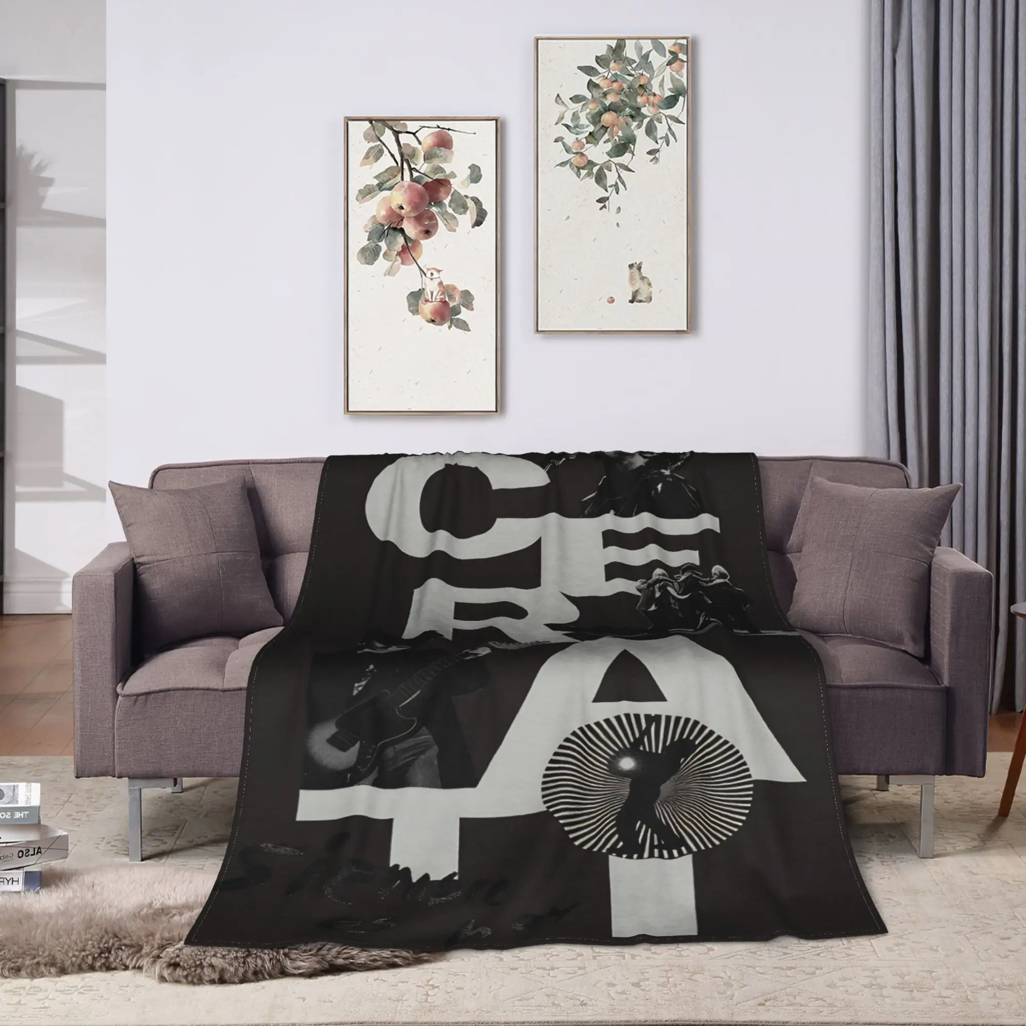 Gustavo Cerati Argentine Singer Warm Soft Blanket Adult Plush Throw Blanket Pattern Living Room Flannel Bedspread Sofa Bed Cover