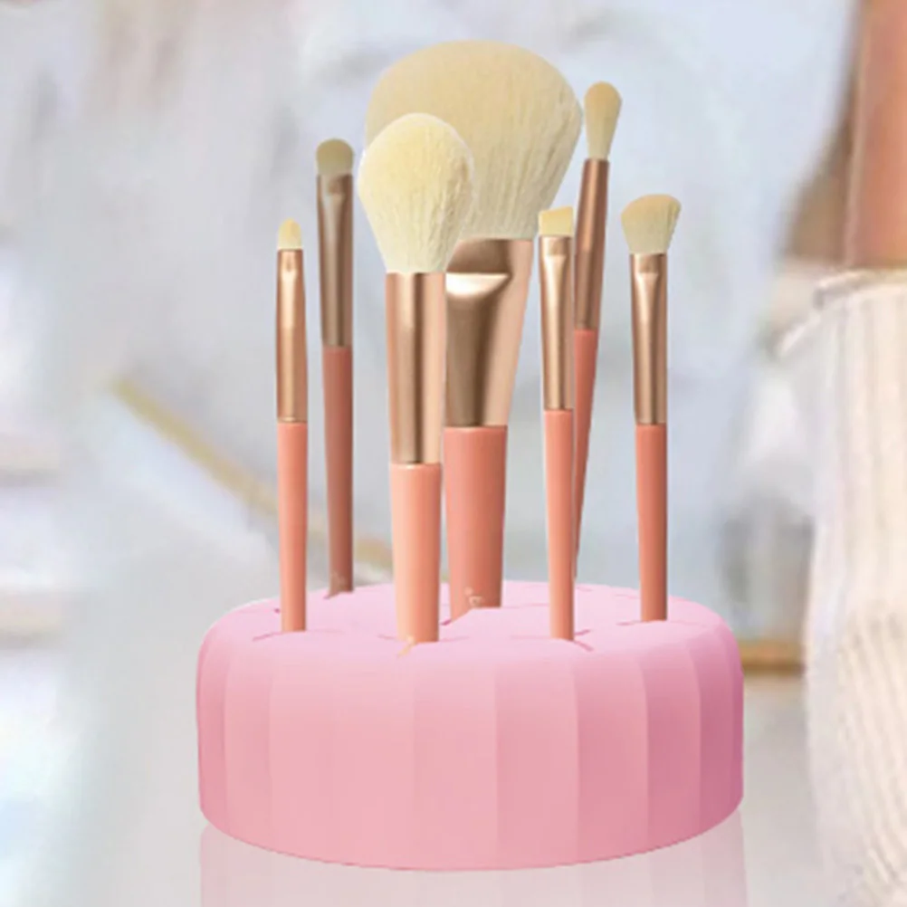 Pudełko do czyszczenia pędzli do makijażu Silikonowy czyścik do pędzli Trwała teksturowana podkładka Szybkie czyszczenie Akcesoria do makijażu Prezent dla kobiet i dziewcząt