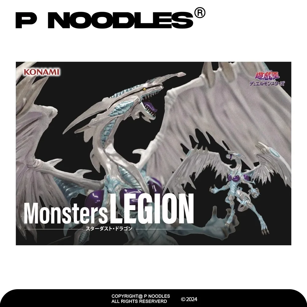 Yu-Gi-Oh! Konami Monsters Legioen Zwarte Glans Soldaat Stardust Dragon Anime Randfiguren Speelgoed Model Gk Ornamenten Speelgoed