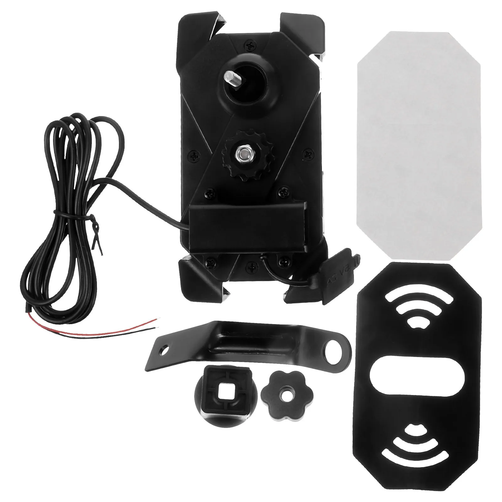 

Motorbike Phone Charging Bracket Durable Practical Mobile Phone Holder Adjustable for Motorcycle Handlebar Navigation