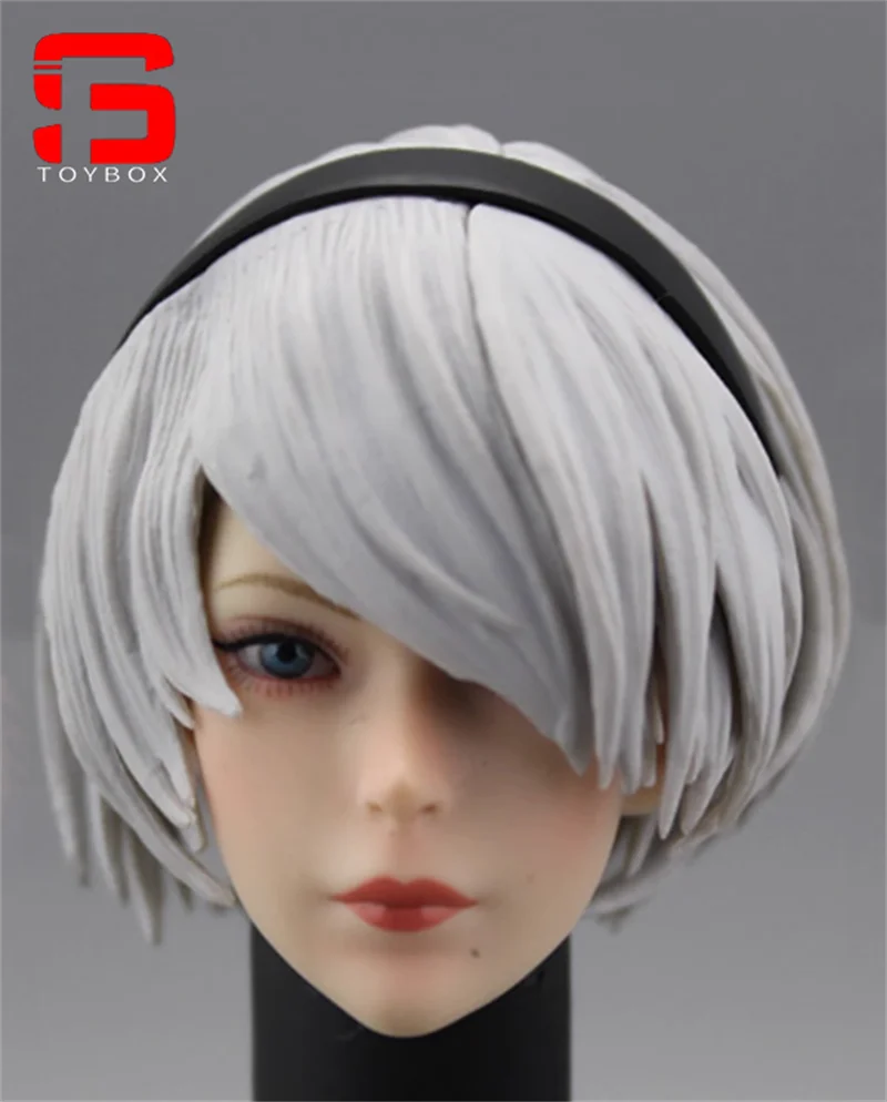 سوبر داك SET026 1/6 الجمال 2B رئيس نحت نحت نموذج صالح 12 "TBL PH شاحب أنثى عمل الشكل الجسم