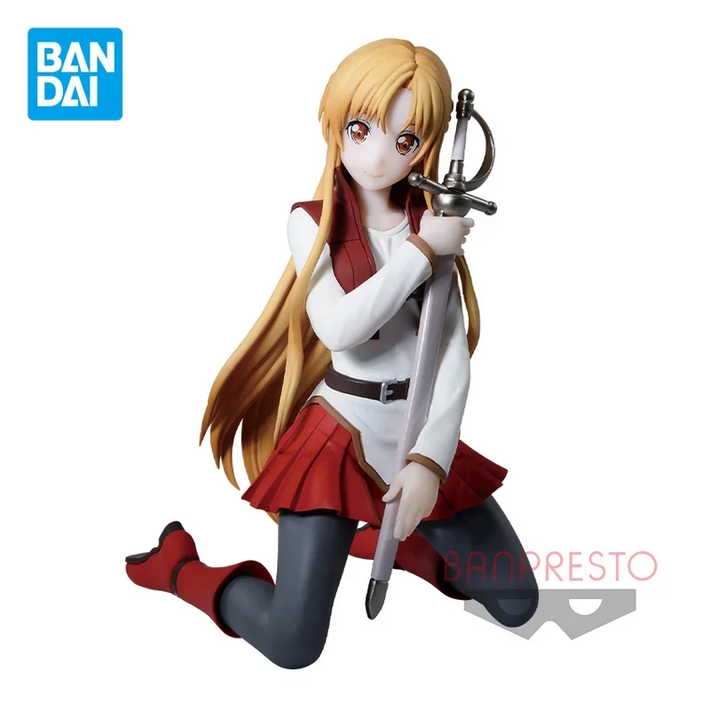 

Bandai Original Sword Art Online Anime Figure Yuuki Asuna Action Figure Dolls Toys for Boys Girls Kids Gifts Collectible Model