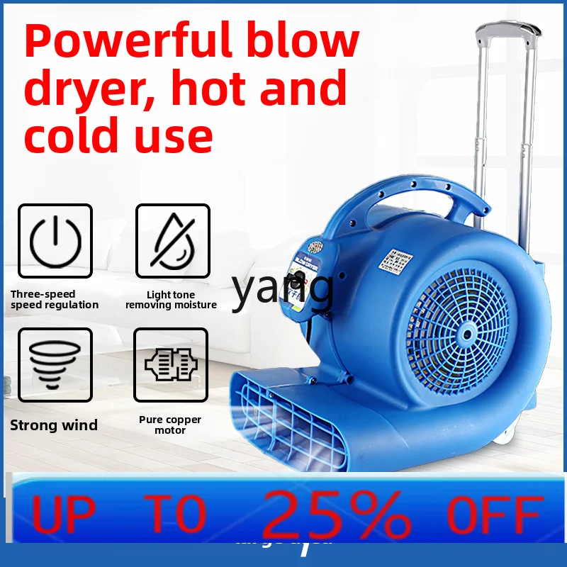 

lmm commercial high-power strong floor blower toilet floor dehumidification hot and cold air small blow dryer