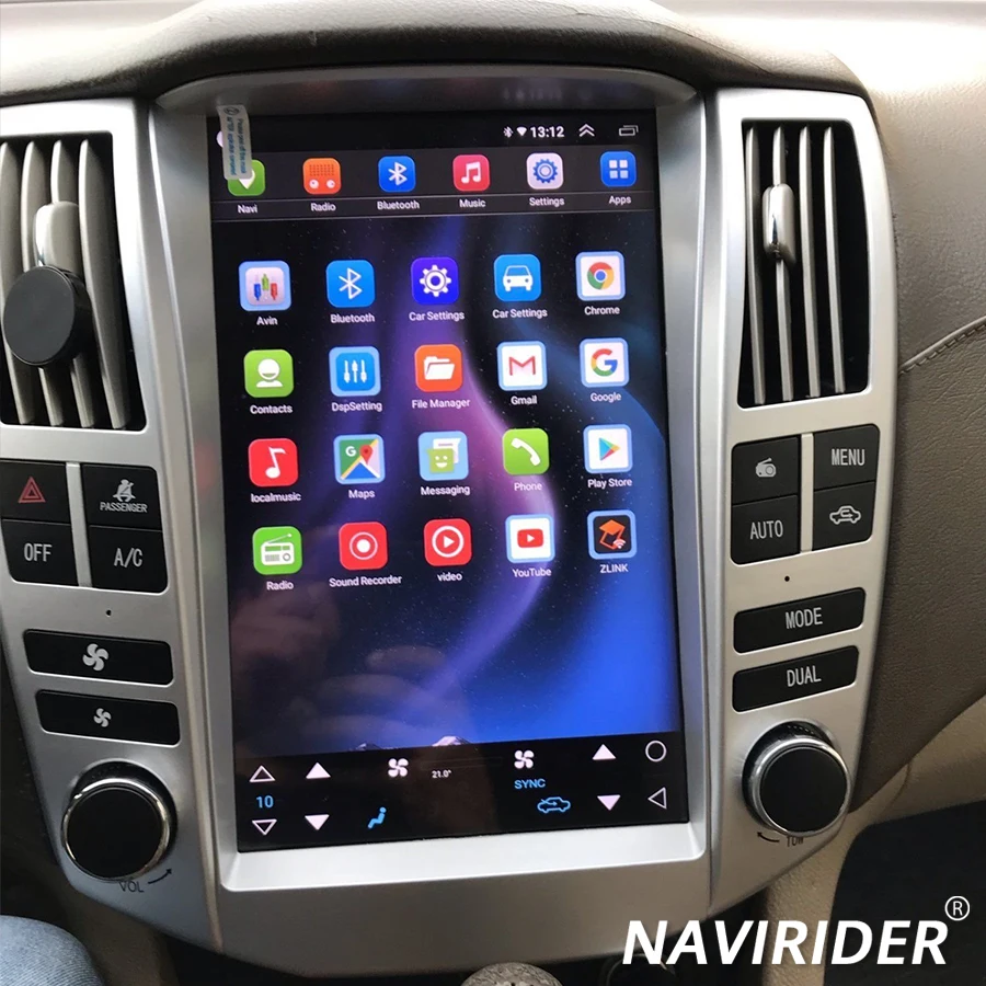 

12,1-дюймовая автомагнитола для Lexus RX300 RX330 RX350 RX400h 2006-2012, Android 15, 4G, Bluetooth, CarPlay, сенсорный экран, стереосистема