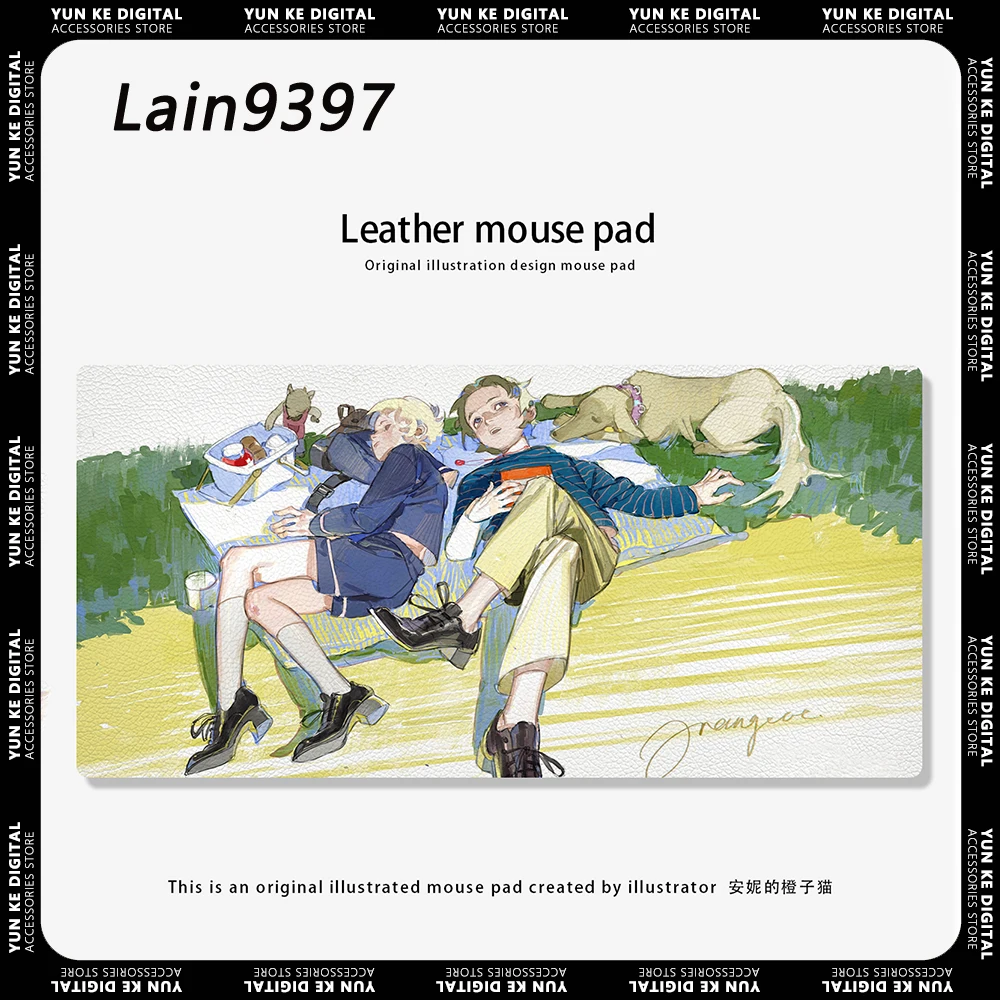 

Office Gamer Mousepad Original Illustration Mouse Mat Non-Slip Waterproof Leather Desk Mats 300x600mm Dirt Resistant Mousepads