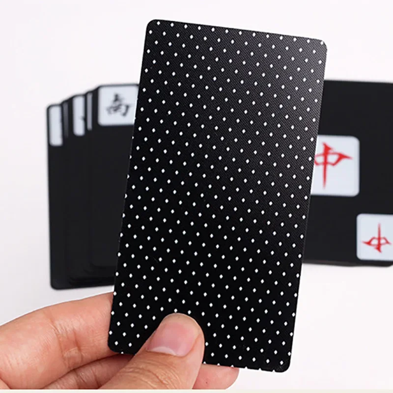 أوراق لعب بلاك روز جونغ عالية الجودة مقاومة للماء من البلاستيك هدية/حفلة/لعبة عائلية #2