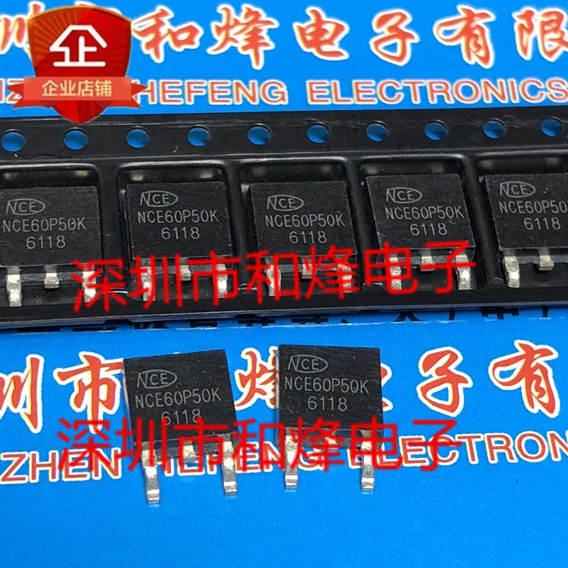 

5 шт.-10 шт., NCE60P50K P TO-252 -60V -50A, новый и оригинальный НА СКЛАДЕ
