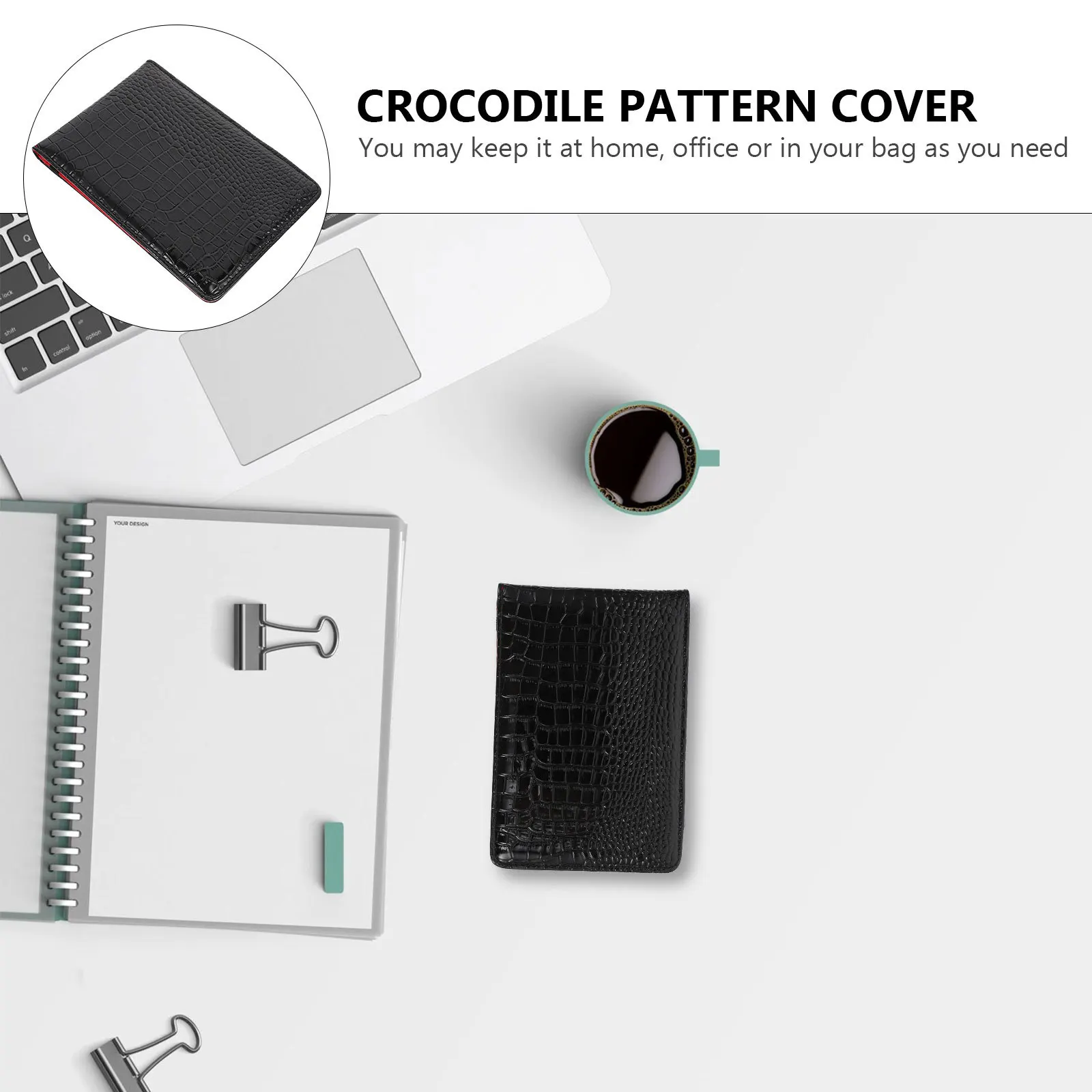 1Pcs Notebook Cover Imitation Protective Cover Stylish Durable Integral Book Protector Suitable for Office Home School