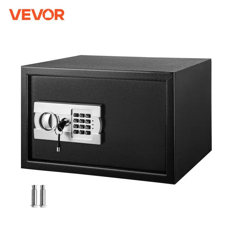 Vevor 34L Verborgen Beveiliging Geld Opslaan Collectie Componenten Home Hotel Digitale Toetsenbord Elektronische Code Lock Storting Kluis