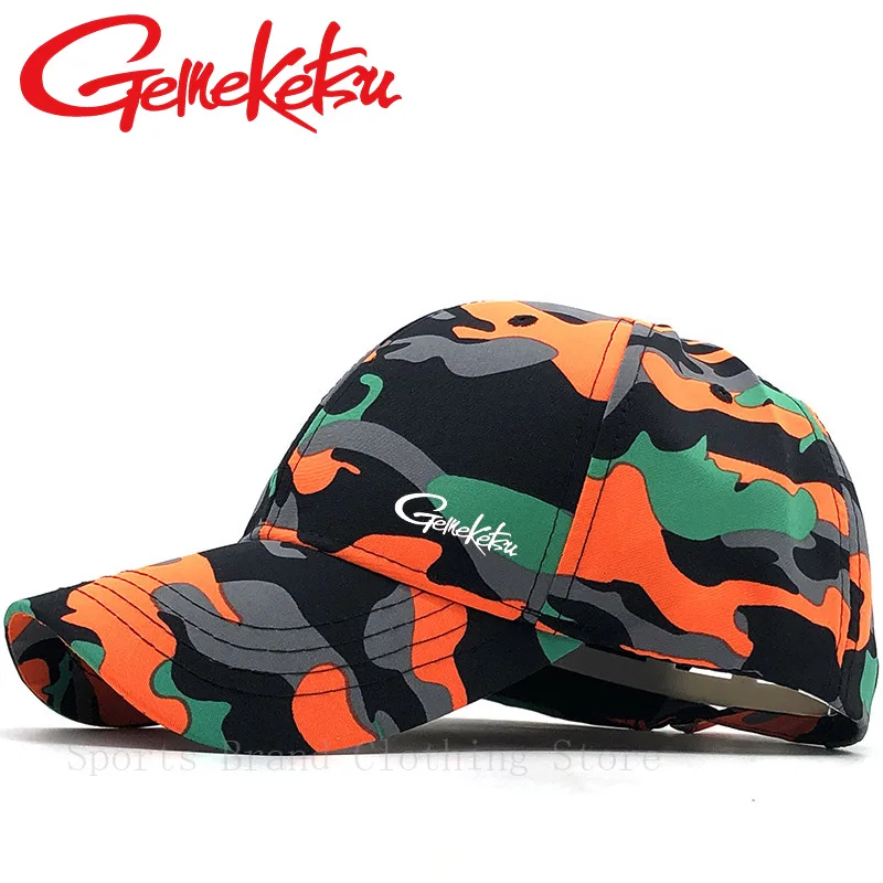 2024 Summer Outdoor Hiking Fishing Camo Sunshade Hat Fashion Breathable Baseball Hat Tactical Training Hat Sports Breathable Hat