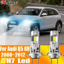 2pcs High Power H7 Led Headlight Canbus No Error H18 Car Bulb 6000K White Light Moto Diode Lamp 12v 55w For Audi Q5 8R 2008~2012