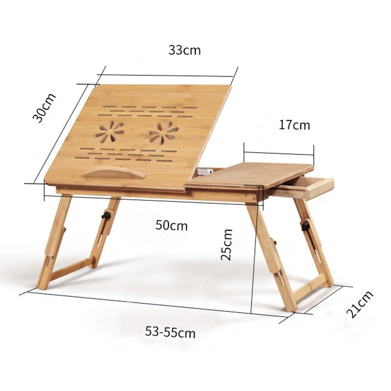 Ventilador de refrigeración para ordenador portátil, escritorio ajustable, plegable, soporte para ordenador, tv, cama, PC, soporte de mesa con