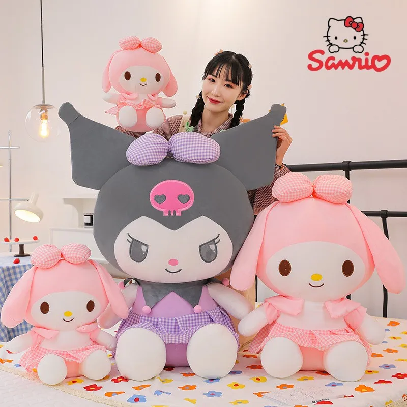 

Новая плюшевая игрушка Sanrio 65 см, большая декоративная подушка для девушки, мультяшная плюшевая игрушка-демон, подарок