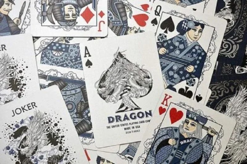 Cartes à jouer Premium Bicycle Dragon, jeu de poker à collectionner USPCC, divertissement