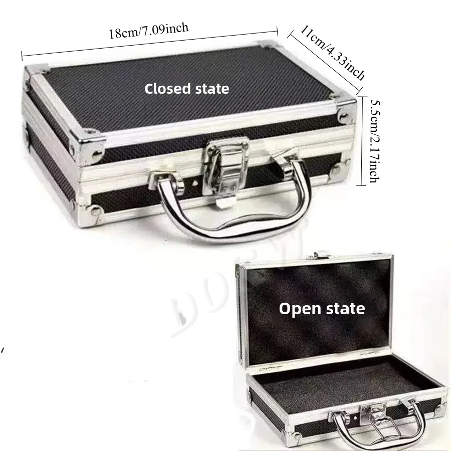 Mini-Mehrzweck-Aufbewahrungsbox in kleiner Größe – Reiseetui, Uhren-Schmuck-Organizer für die Sammlung wertvoller Gegenstände