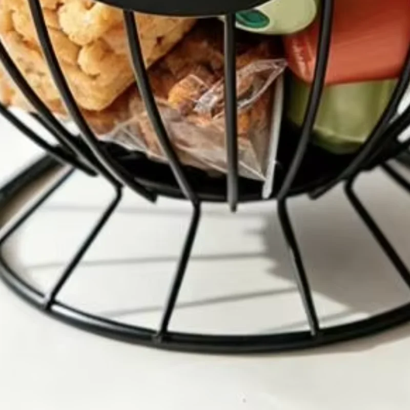 

Anti-slip Storage Rack Iron Coffee Capsule Storage Rack Hollow Design Strong Capacity Organizer for Home Kitchen