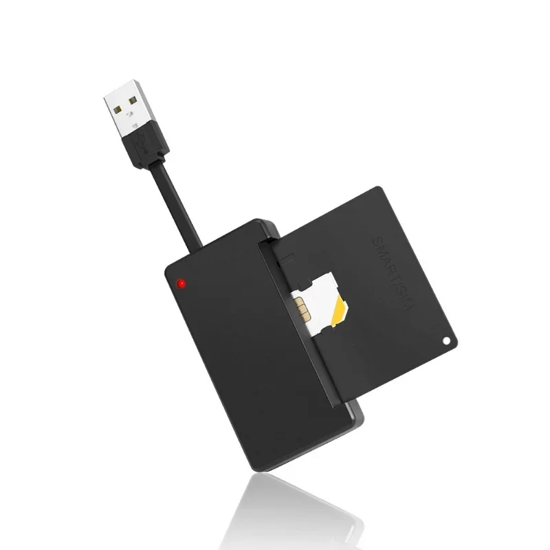 USB قارئ البطاقات الذكية الذاكرة IC ID بطاقة البنك EMV الإلكترونية DNIE SIM شبيه موصل محول لحساب الكمبيوتر