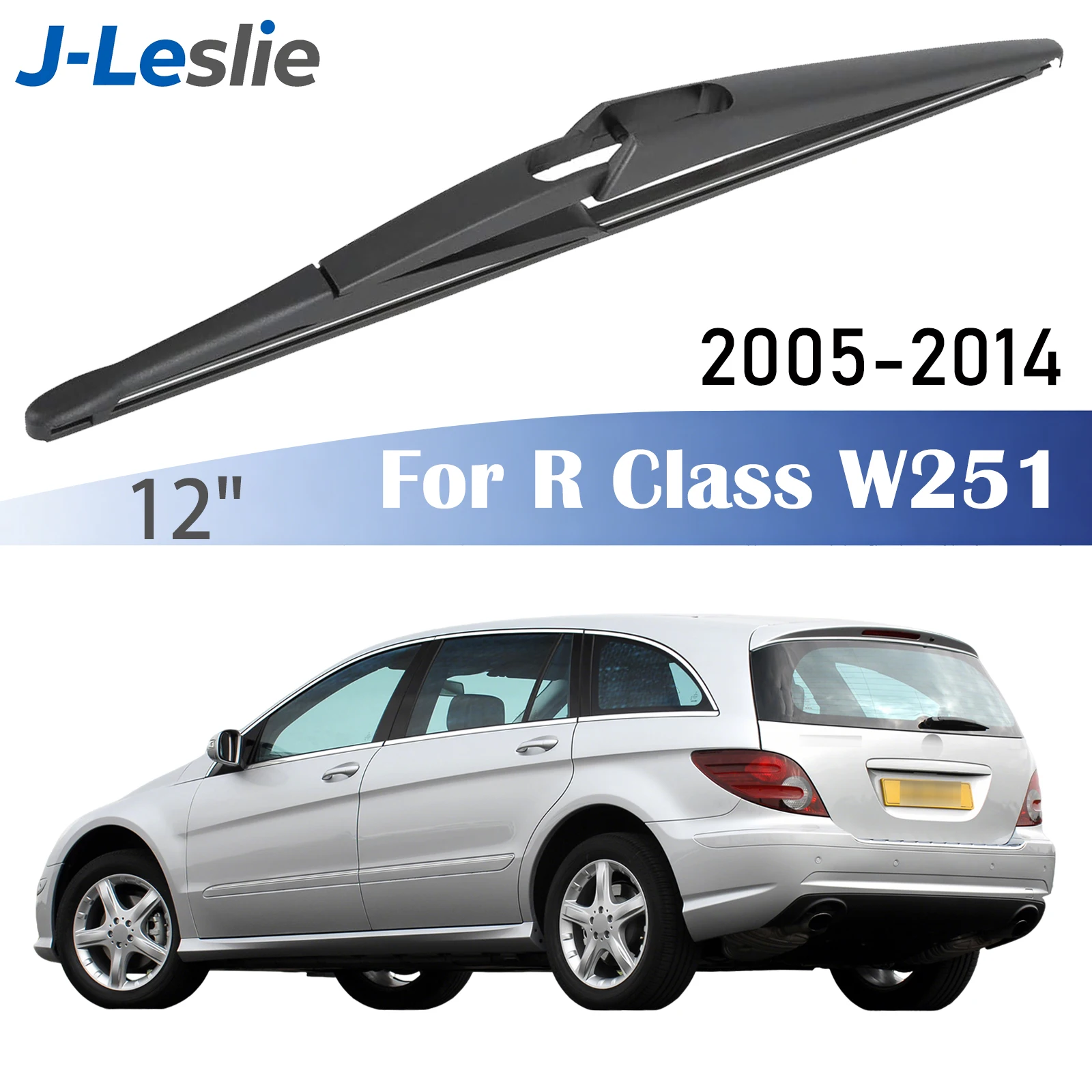 12-Zoll-Heckwischerblatt für Mercedes Benz R-Klasse W251 2005-2014 Windschutzscheibenwischer Regenbürsten Zubehör scheibenwischer Hinten Heckwischerarm