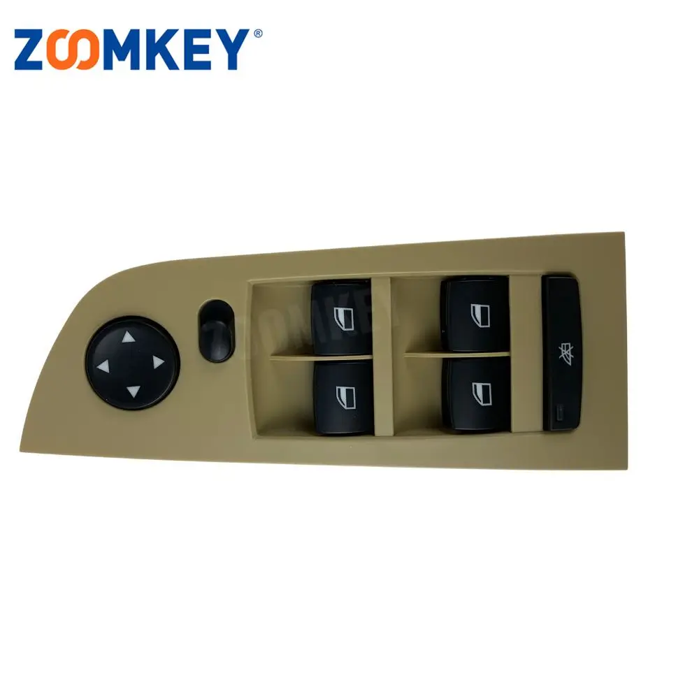 

ZOOMKEY Power Window Switch w/ Panel Cream LH FIT for BMW E90 E91 3-Series M3 61319217331