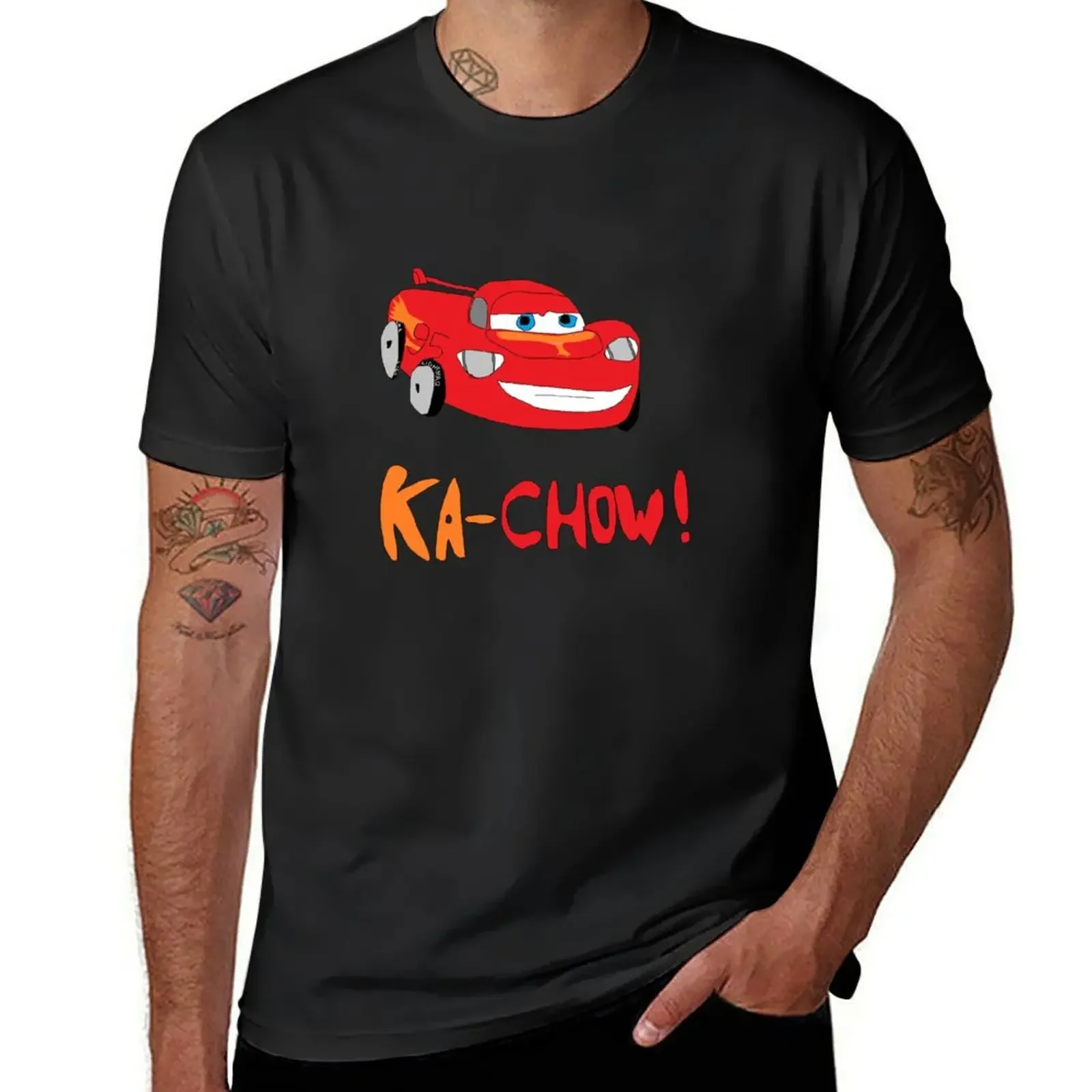

Ka-Chow! T-Shirt graphic tee shirt T-shirts man anime t shirts luxury clothes men