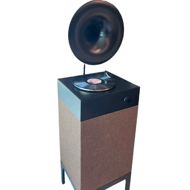 Gramophone professional grade, light luxury modern living room home record player, retro ornament bluetooth stereo vinyl record