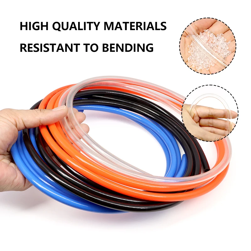5m PU Pneumatic Tube Component Air Hose 2mm 4mm 6mm 8mm 10mm 12mm 16mm 18mm 20mm Polyurethane Air Pipe Compressor Tubing view 3
